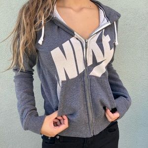 Grey Nike Hoodie!!